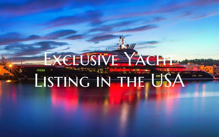 Exclusive Yacht Listing in the USA